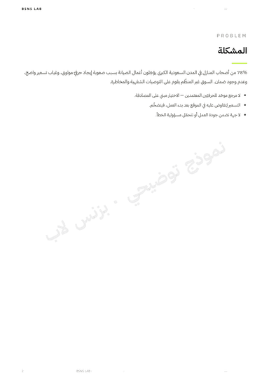 العرض الاستثماري — صفحة ٣